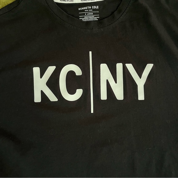 Kenneth Cole New York KC|NY Men’s Shirt T-Shirt Tee Short Sleeve Black White XL - Picture 10 of 10